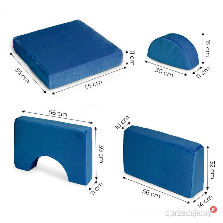 Fotel modułowy dzieci DIY 8 miękkich poduch