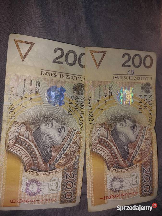 200zl rosnący numer Numizmatyka Szczecin