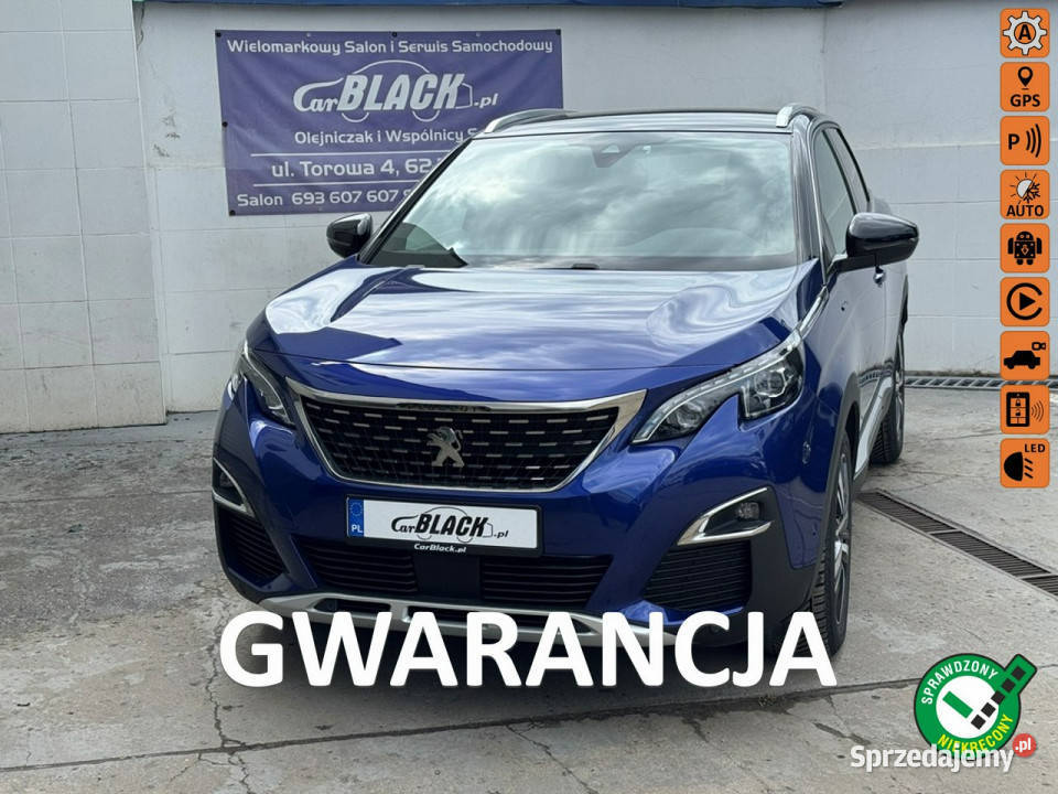 Peugeot 3008 GT LINE Pisemna gwarancja 12 mcy II wielkopolskie