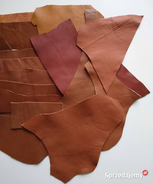 Skóra 383 g Licowa Włoska średnie i małe kawałki