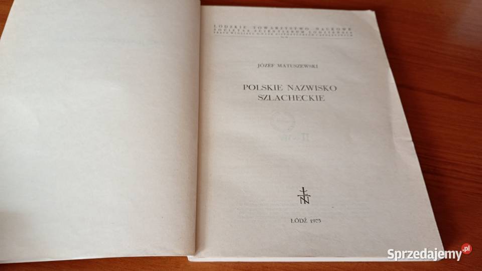 Polskie nazwisko szlacheckie Józef Matuszewski Gdańsk