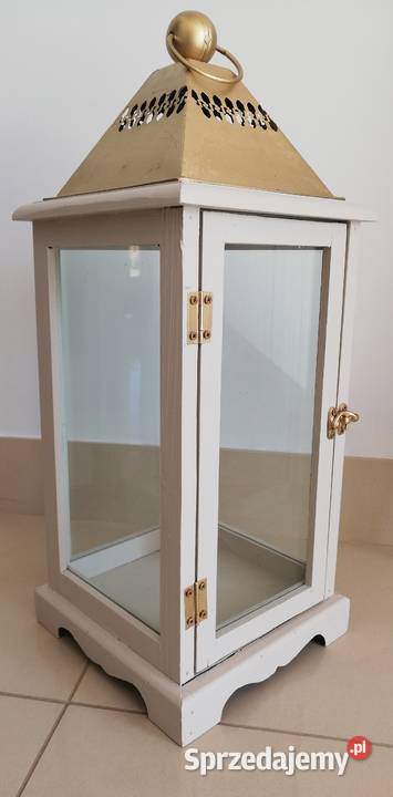 Lampion ogrodowy latarnia latarenka świecznik na Garwolin