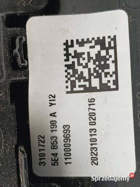 DEKOR LISTWA OZDOBNA LEWA LED CZARNA 5E4853190A