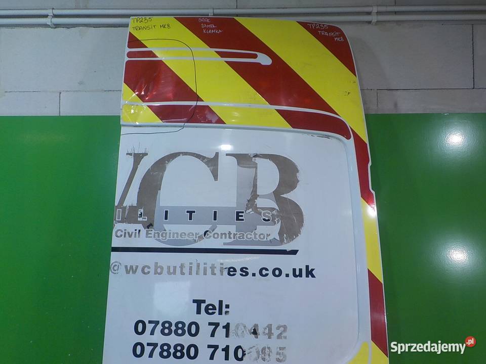 FORD TRANSIT MK8 VIII 15r L3H3 drzwi prawe tyl Suków