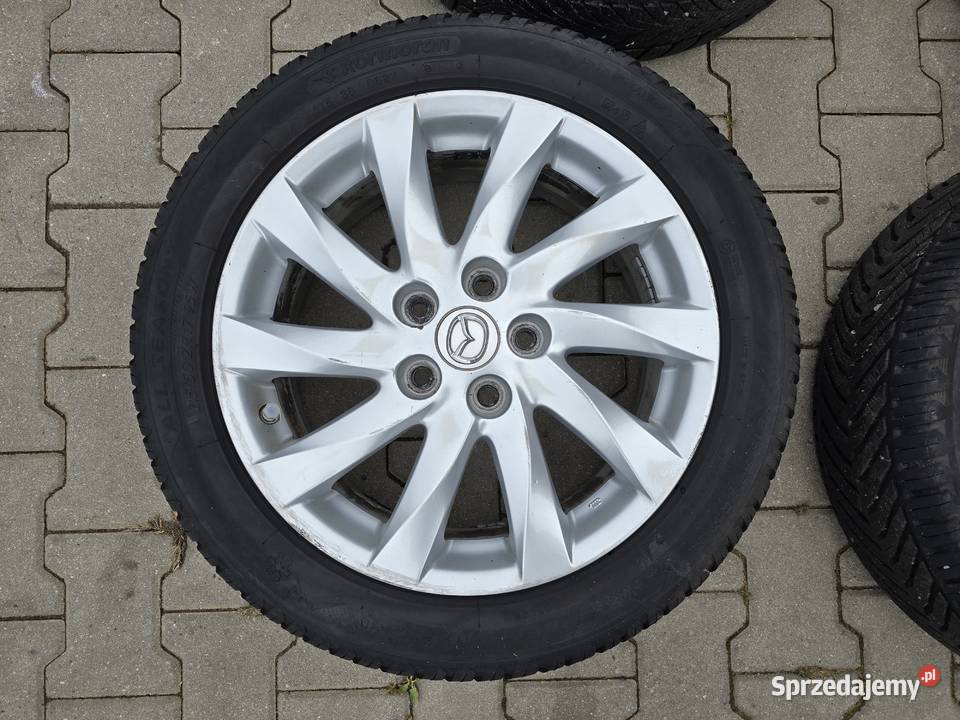 4 felgi aluminiowe ALU r17 7jx17 et60 5x1143 Samochodowe Motoryzacja Legnica