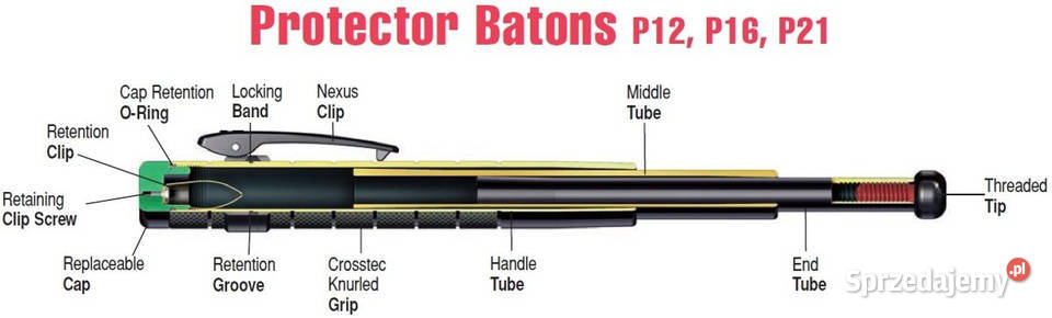 Pałka teleskopowa ASP Protector Friction Loc 12