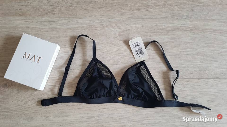 Biustonosz Mat 65D nowy czarny Moda i Styl małopolskie Nowy Sącz sprzedam