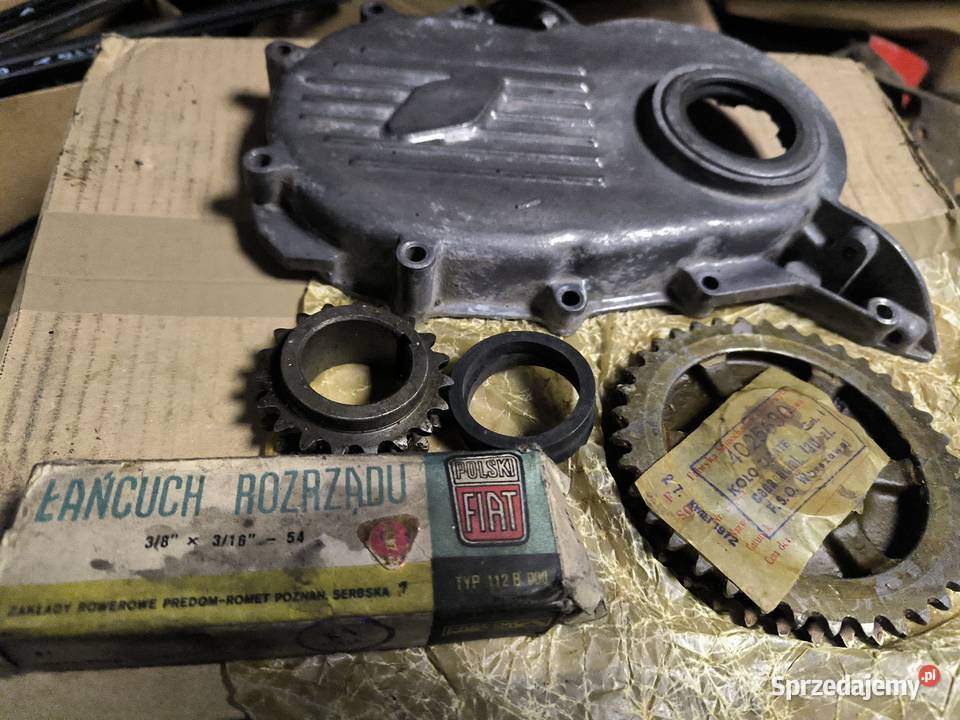 Fiat 125p klasyk pokrywa rozrządu kola łańcuch podkarpackie Stalowa Wola