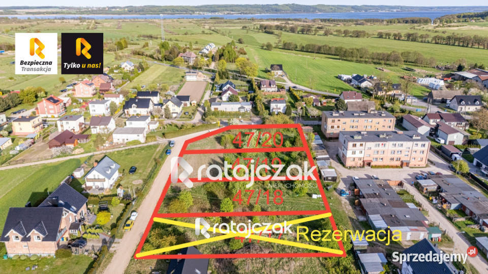 Działka Wierzchucino Kapitańska 1531m2 1531m2