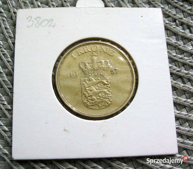Dania 1 Korona 1957r W holderze wielkopolskie
