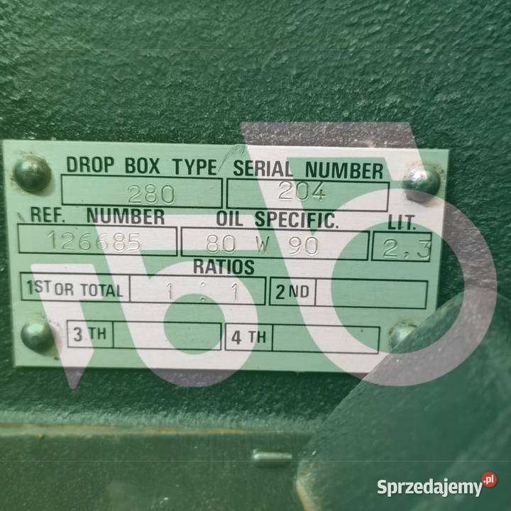 Skrzynia biegów 126685 DROP BOX 280 Reduktor Wilkowo