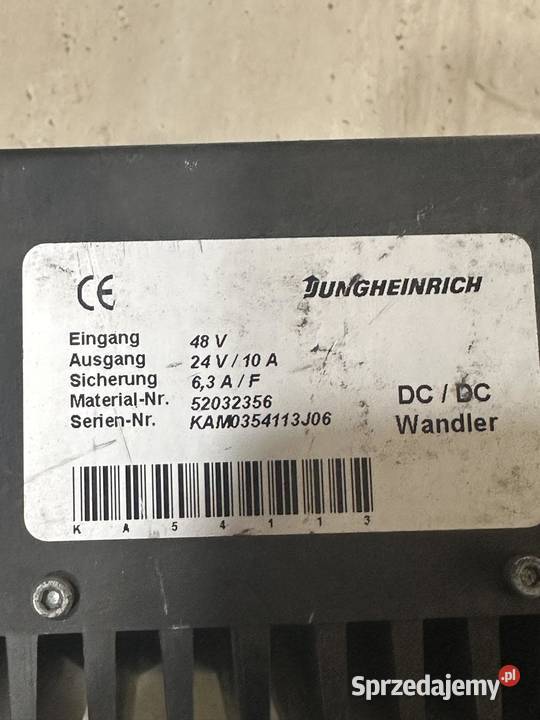 JUNGHEINRICH 52032356 STEROWNIK 48V wejście 24V Antonie