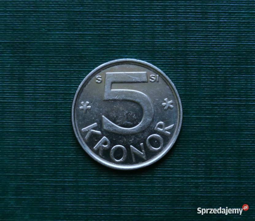 Szwecja 5 koron 2009r Gliwice