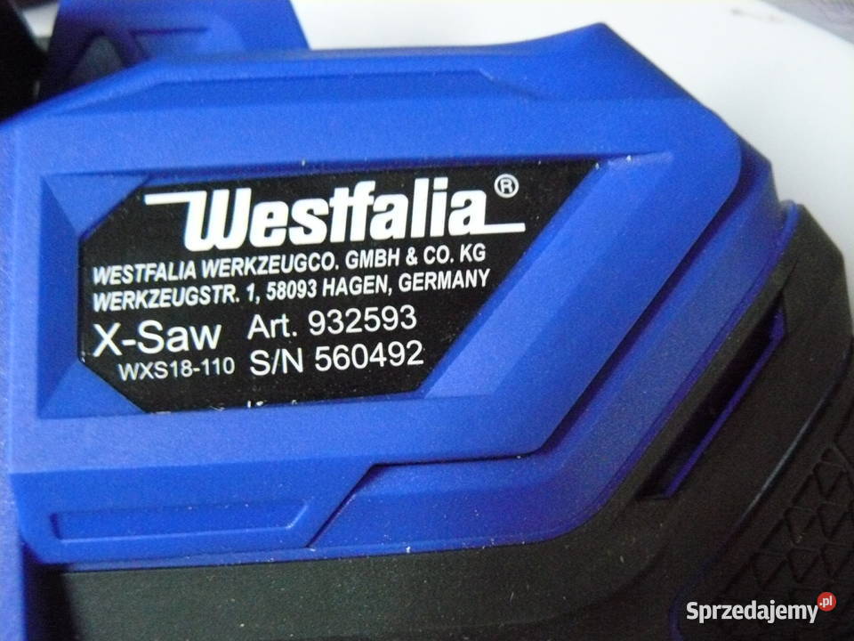 Westfalia acu 18v 4 amp z ładowarką do różnych Nowa Sól