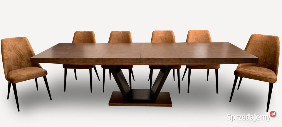 Stół VALERIE 6 krzeseł ALBION Stoły z krzesłami małopolskie Nowy Sącz