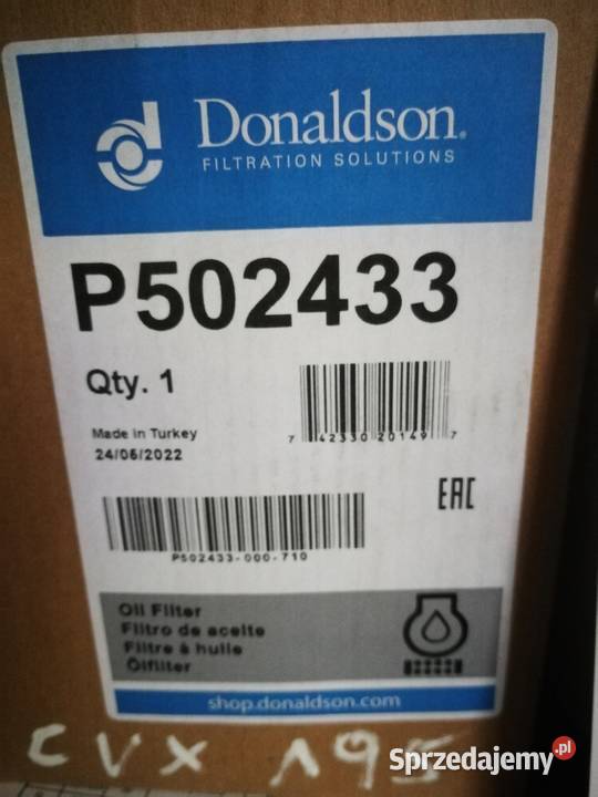 Filtr oleju P502433 Szczecin