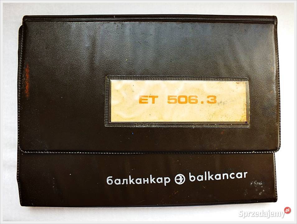 Katalog części wózek widłowy ET506 Balkancar Żary