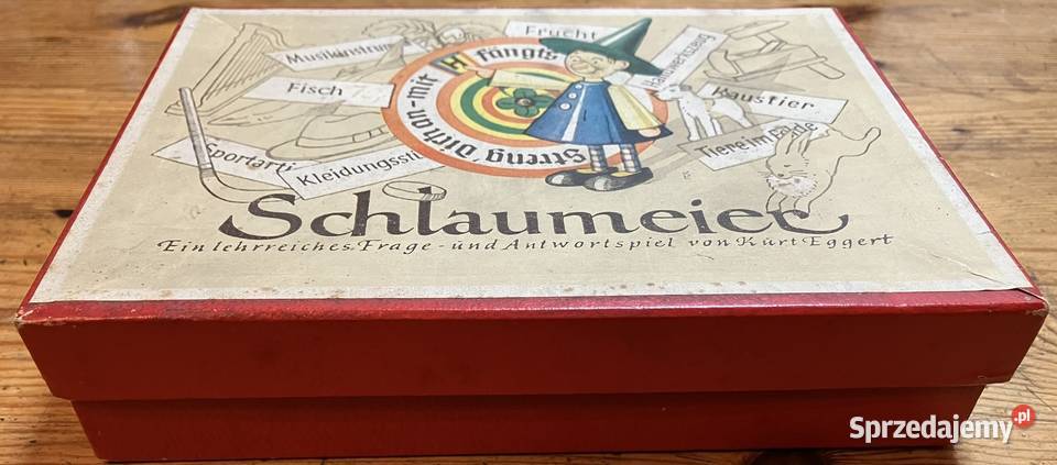 Gra planszowa Niemcy NRD 1955 Schlaumeier Warszawa