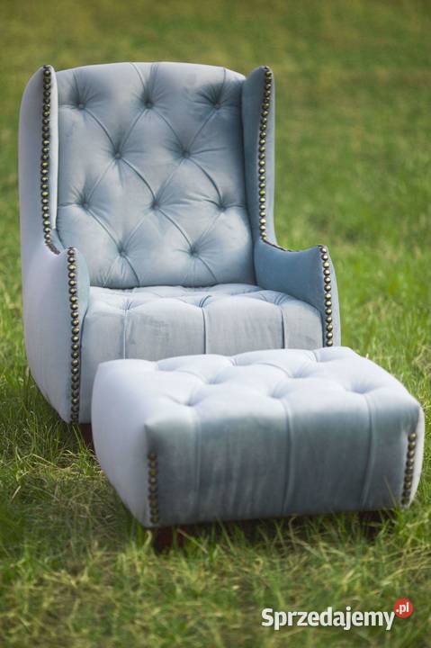 Fotel plus pufa nowoczesny styl 107cm Słupsk