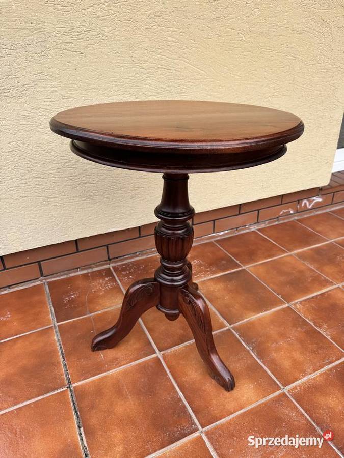 Stolik okrągły stylowy kawowy ława stoliczek mazowieckie Sulbiny