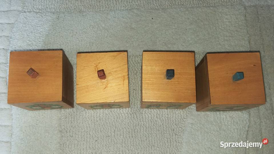 4 ozdobne pudełka na przyprawy zestaw mazowieckie Warszawa