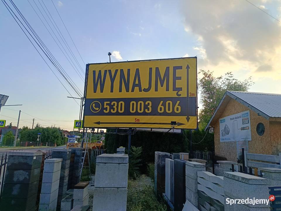 Wynajmę miejsce pod baner w Brzeźnicy woj Dębica