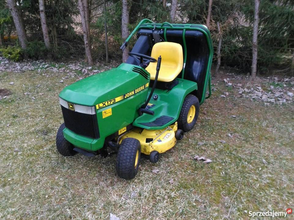 Kosiarka John Deere dmuchawa kosz Miastko