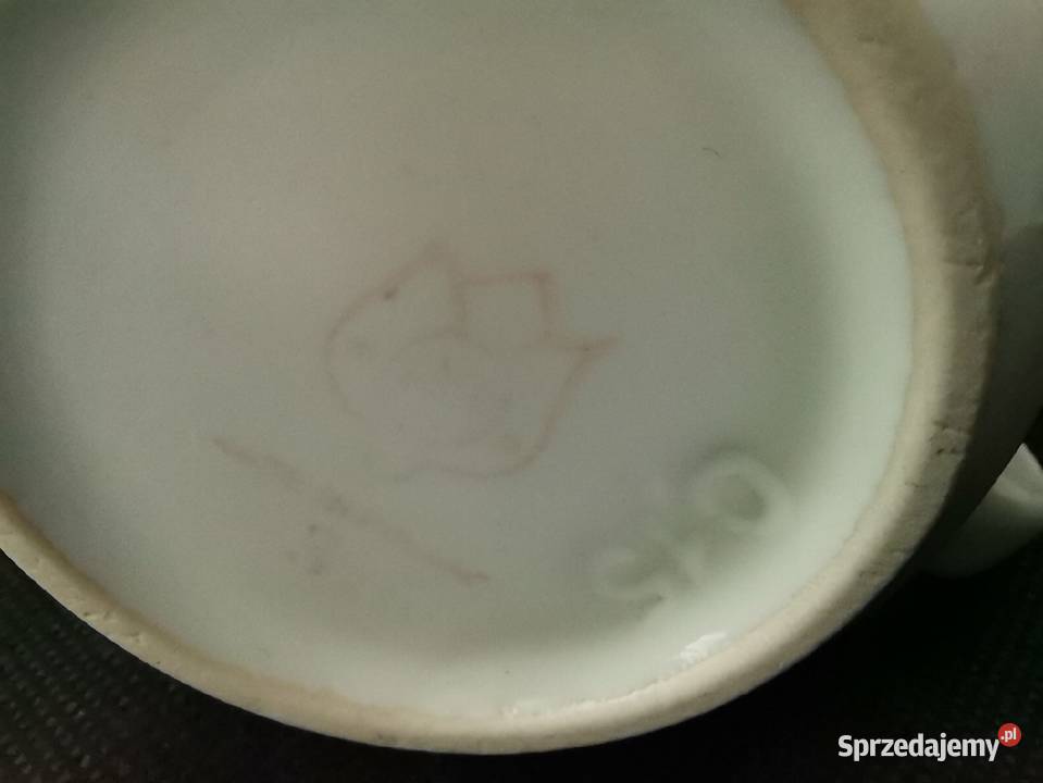 Stara bajkowa filiżanka kubek porcelit Pruszków śląskie Katowice