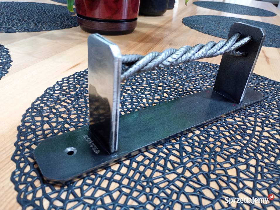 Klamka industrialloft wykonana ręcznie Klamki i uchwyty śląskie Międzyświeć