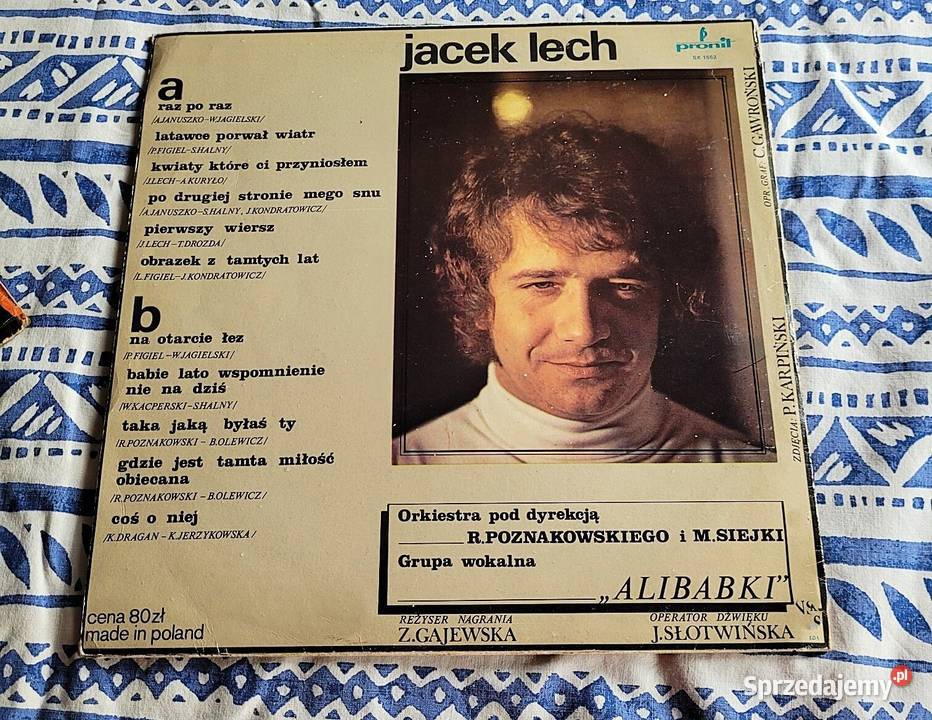 Jacek Lech 3 płyty winylowe w jednej Płyty i kasety Płyty i kasety kujawsko-pomorskie sprzedam