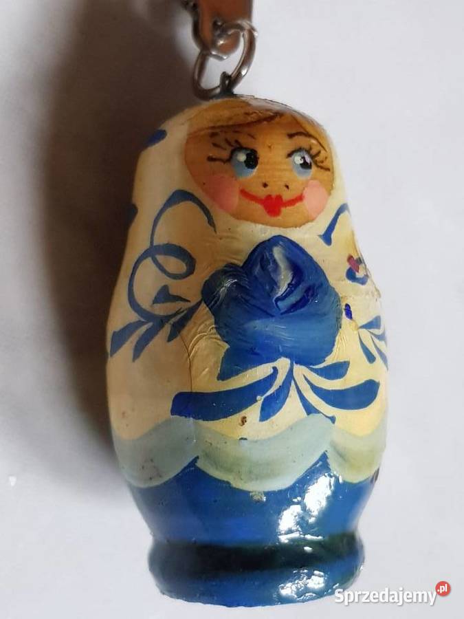 matrioszka drewniana breloczek zabawka wisiorek Kielce