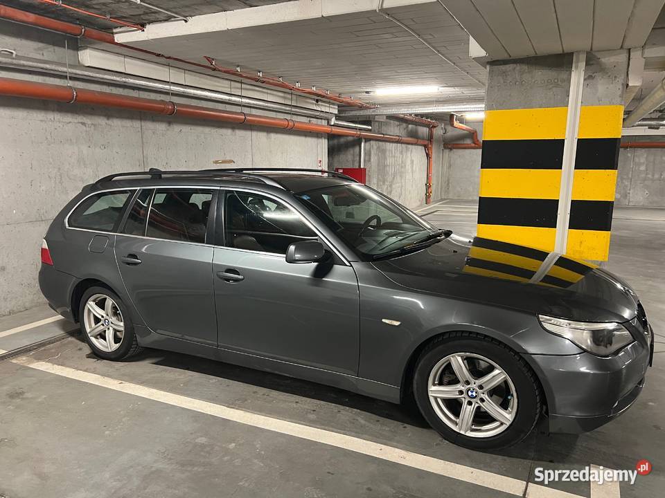 BMW Seria 5 E61 525d 2007 Automat Skóra Panorama Domanowo