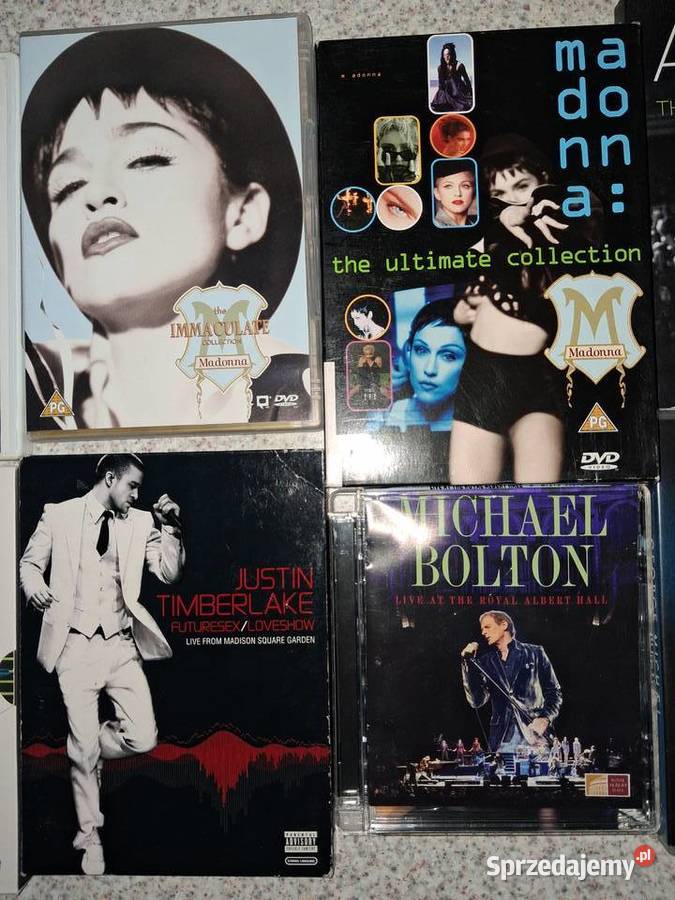 Zestaw 10 płyt DVD koncerty live Płyty i kasety Warszawa