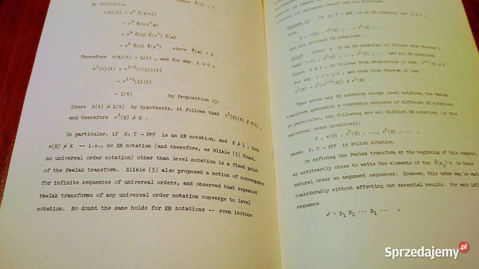 A mathematical theory of parenthesisfree pomorskie