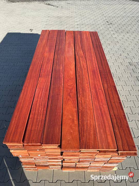 DESKA TARASOWA EGZOYCZNA PADOUK DREWNO 21X145MM Prusice sprzedam