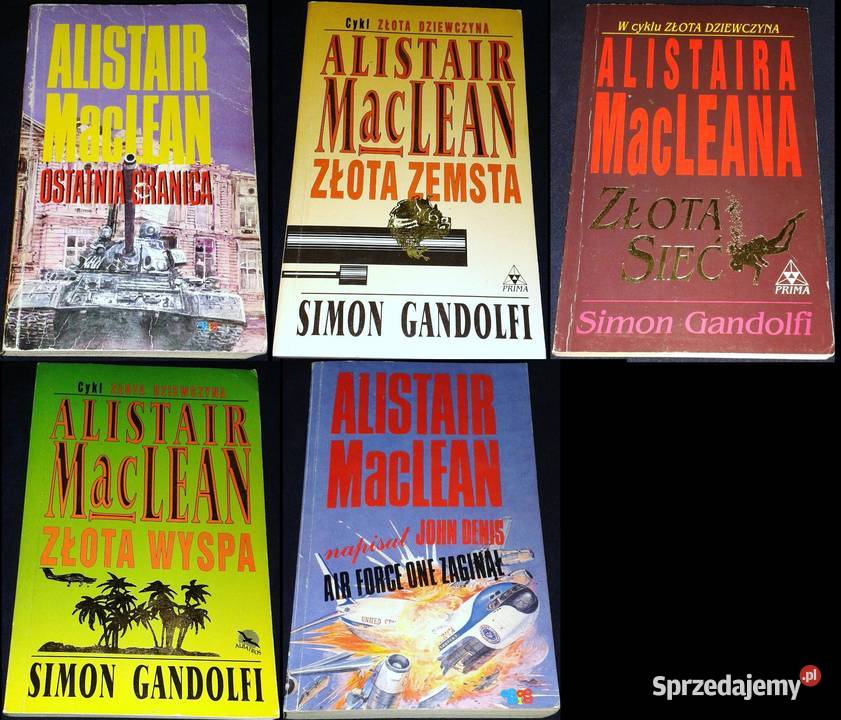 Alistair MacLean 23 książek Pozostałe lubelskie Chełm
