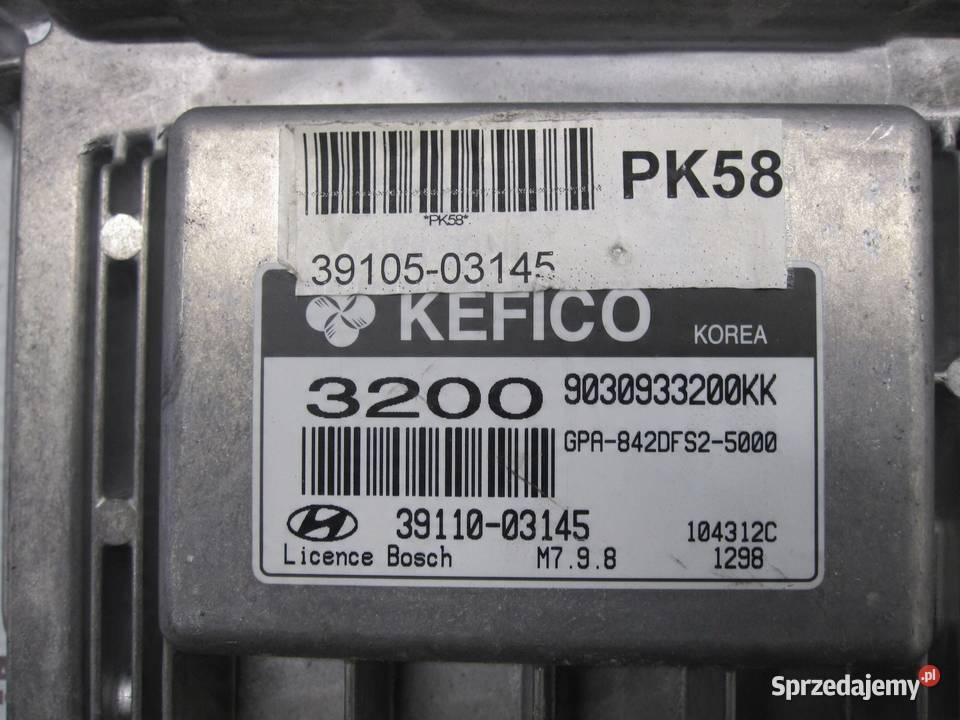 HYUNDAI i10 10r komputer sterownik silnika świętokrzyskie