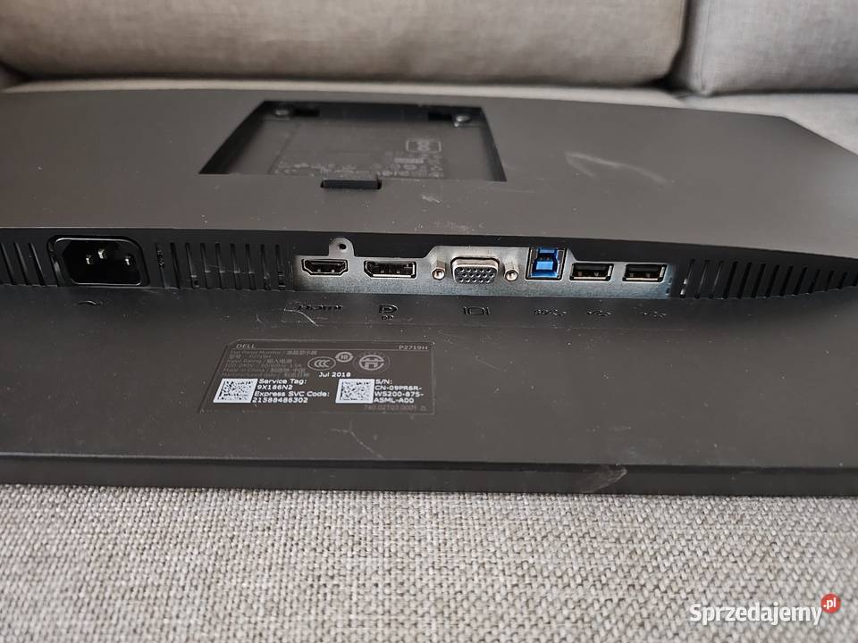 Monitor Dell 27 P2719H kabel HDMI Wysyłka