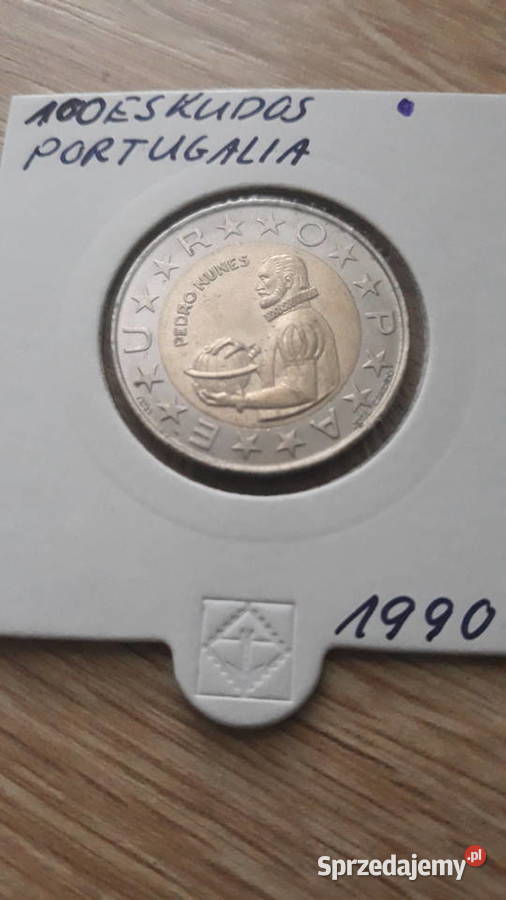 100 Escudos Portugalia 1990 r Numizmatyka Konin sprzedam