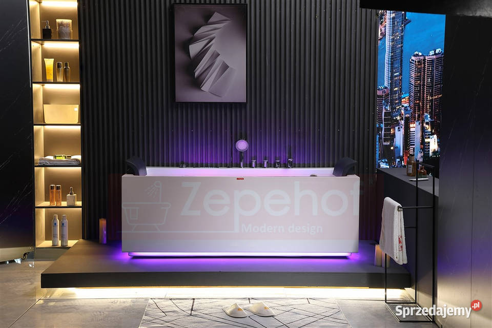 Wanna z hydromasażem EB185 prostokątna Grabówka