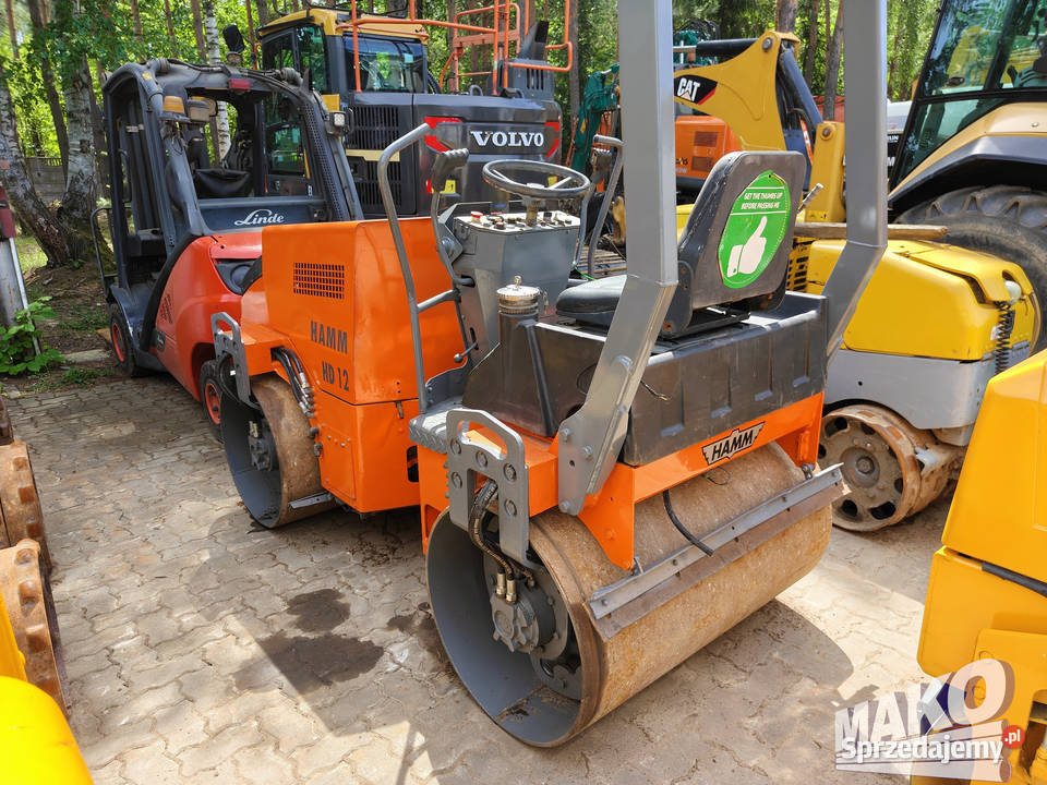 Walec dwubębnowy HAMM HD12 VV przegubowy tandem 1432h Ostrowiec Świętokrzyski