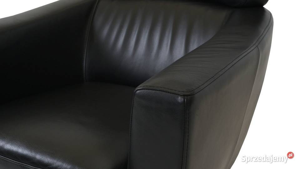 Fotel Obrotowy Wygodny Skóra naturalna Warszawa sprzedam