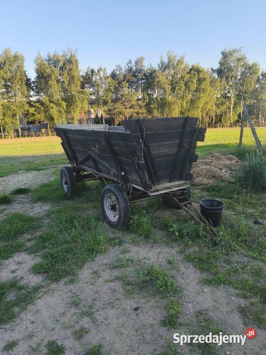 Wóz konny przerobiony pod ciągnik Hodowla i gospodarstwo Lyski sprzedam