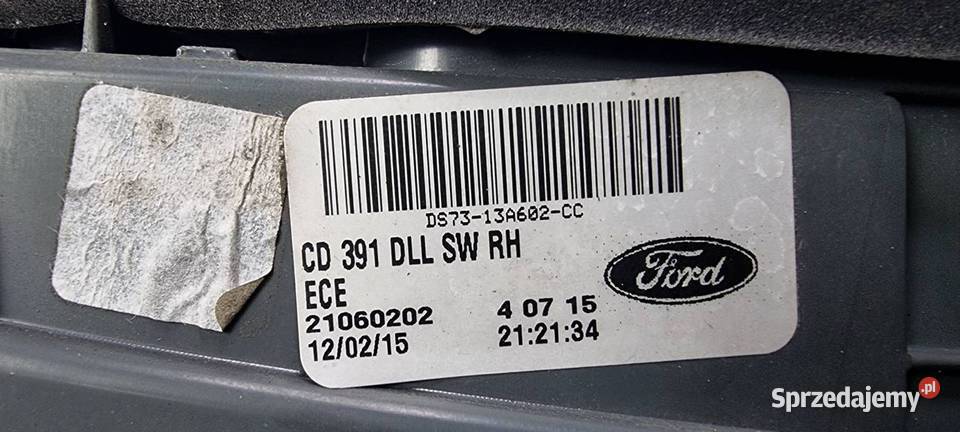 LAMPA W KLAPE PRAWA FORD MONDEO MK5 TITANIUM kujawsko-pomorskie Lipno