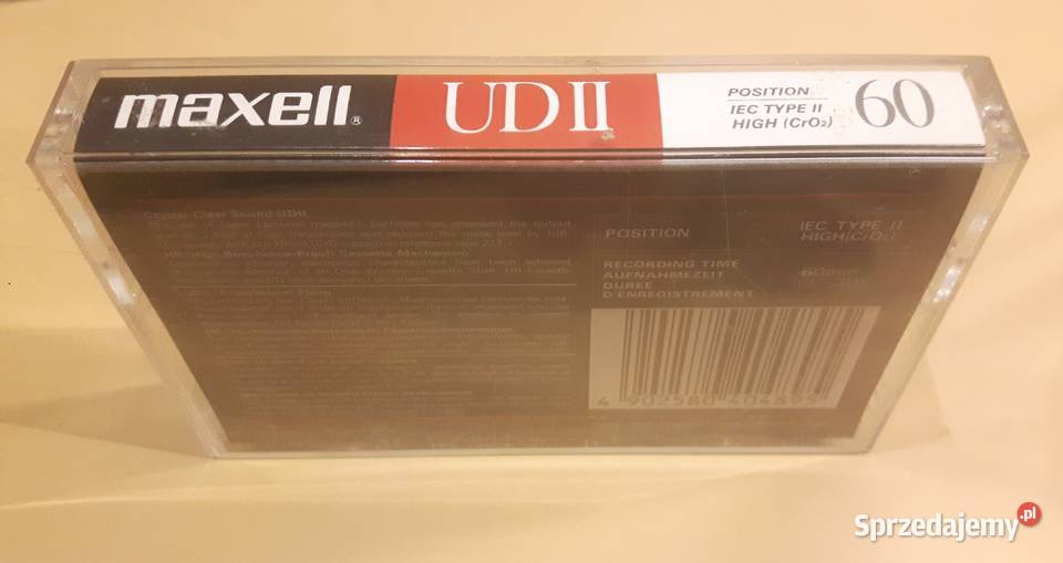 Maxell UD II 60 Kaseta Magnetofonowa łódzkie Lutomiersk