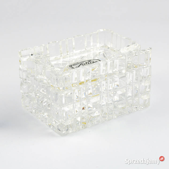 Popielnica z papierośnicą Huta Szkła Julia sprzedam