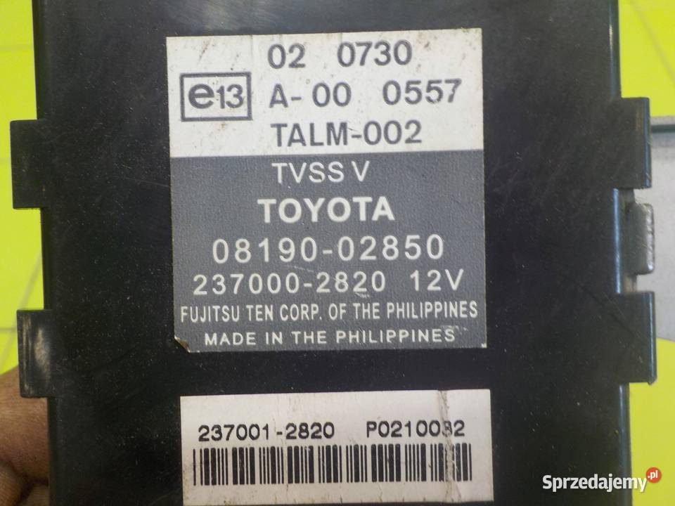 TOYOTA HILUX VII 30 D4D 08r modul 0819002850 Suków sprzedam