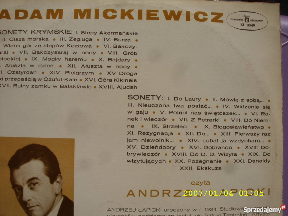 ADAM MICKIEWICZSONETY 40 Wołów
