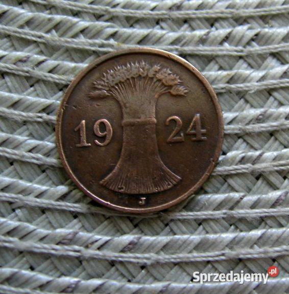 Niemcy 1 Reichsfenig 1924r J Kalisz