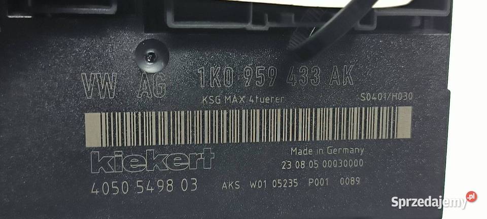 MODUŁ VOLKSWAGEN GOLF V 1K0959433AK KOMFORTU Lipno